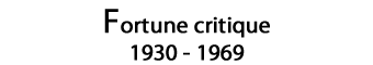 titre fortune critique 1950-1969
