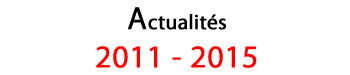 titre Actualités 2011-2015