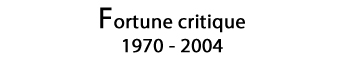titre fortune critique 1970-2012